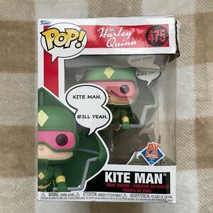 NEW IN BOX Harley Quinn DC Kite Man Funko Pop! - Green & Pink